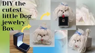 DIY Yarn Dog/Cutest Little Dog Easy Making/wool dog/yarn puppy