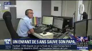&Acirc;g&eacute; de 5 ans, il appelle le 17 et permet de sauver son p&egrave;re