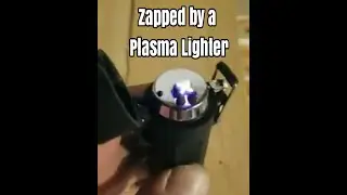Guy Gets Zapped by Plasma Lighter