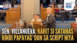 Sen. Joel Villanueva deny allegations that he benefited from anomalous... | GMA Integrated News