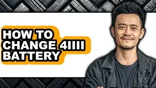 How to Change 4iiii Battery (easy Method)