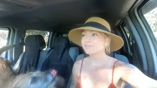 Raw-Vlogging in Florida - Everglades, rebuilds, and rescue pitbulls - lady lives in a Cargo Trailer