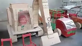 Talented kid turns paper into a dreamy land of objects
