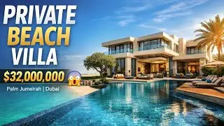 Inside a $32,000,000 Ultra-Luxury Beachfront Villa on Dubai’s Palm Jumeirah