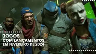 Jogos com Lan&ccedil;amentos em Fevereiro de 2024
