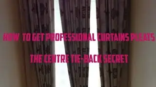 Staircase curtain three pleat design long window and how to arrange the curtain in three segments 👍✅