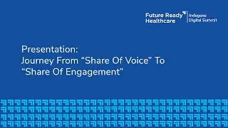 Presentation: Journey From &ldquo;Share Of Voice&rdquo; To &ldquo;Share Of Engagement&rdquo;