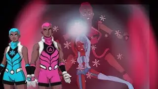 Marvel new warriors (snowflake and safespace) redesign speed paint