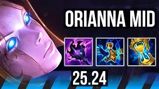 ORIANNA vs SYLAS (MID) | Good KDA: 20/1/7 | KR Diamond | 25.24