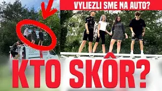 KTO SK&Ocirc;R VYLEZIE NA AUTO? 🚘 w/Jancucik, Mark, D&aacute;vid