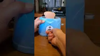 WOW! SATISFYING! MAKE A TOAST WITH MINI TOASTER! #asmr #new #mini #toys #short #viral #amazing