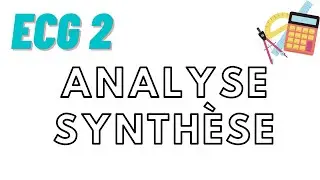 Exercice r&eacute;vision ECG 2&egrave;me ann&eacute;e : analyse et synth&egrave;se