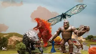 Wave 4 playmates monsterverse toys unboxing