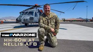 Up close with the HH-60W Combat Rescue Helicopter at Nellis AFB for The War Zone.