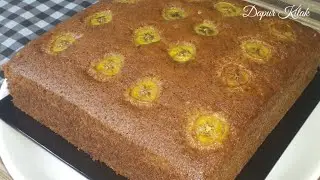 kek pisang gebu hanya guna blende//sesuai untuk berniaga