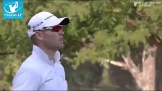 Traffic jam at the leader board at Tshwane Open.