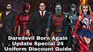 Daredevil Born Again Update Special 24 Uniform Discount Guide - Marvel Future Fight
