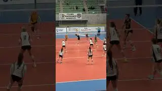 (#93) Aylin Uysalcan Power Spike from Vakıfbank vs Beşiktaş Youth Players Game 2025 #volleyball