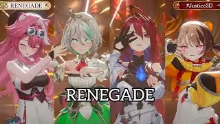 【Justice 3D】RENEGADE--Raora /Cecilia/Gigi/Elizabeth#Justice3D  #hololiveenglish #hololive #vtuber