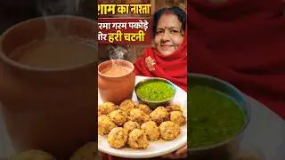 Shaam Ka Desi Nashta &ndash; Garam Garam Pakode aur Chai #desinasta #shorts #viral @SatrangiQueens123
