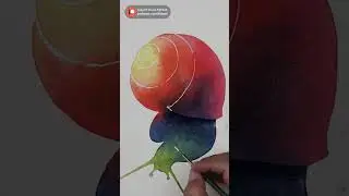 Tutorial video #101 – RAINBOW SNAIL #shorts