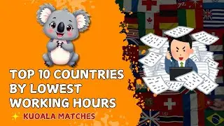 Top 10 Countries By Lowest Working Hours | Kuoala Matches
