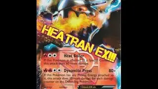 HEATRAN EX!!! POK&Eacute;MON CARD!!!