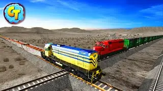 Dispatcher Failure Railroad Accidents Derailments 😱 BEAMNG.Drive STREAM