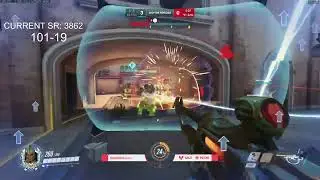 GALE INSANE ANA GAMEPLAY OVERWATCH SEASON 33 ROAD TO GM