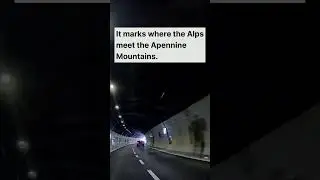What major geological boundary is this tunnel near?