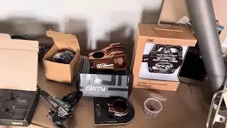 New Esker Hayduke Ti frame custom parts reveal (pre-build) 