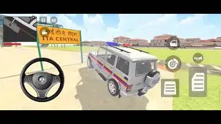 Scorpio Police Car Gameplay 🚓 | Indian Police SUV Driving Simulator | 4x4 Action