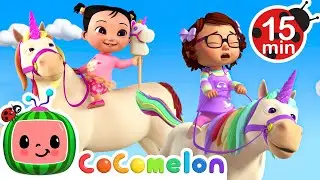 Unicorn Adventure Play Time with Cece and Bella | CoComelon - Cece Time | Nursery Rhymes for Babies
