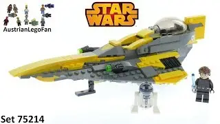 Lego Star Wars 75214 Anakin&acute;s Jedi Starfighter - Lego Speed Build Review