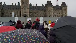 Denis Rancourt No More Lockdowns Protest in Ottawa 12/12/20