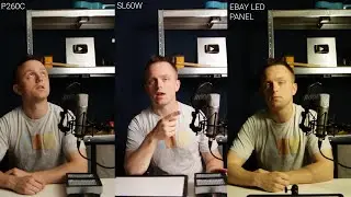 Cheap eBay LED light vs. Godox P260C vs Godox SL60W