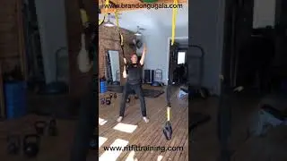 TRX Single Arm Back Row With Slow Rotation