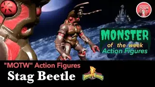 Monster of the Week Action Figures - Stag Beetle - Mighty Morphin' Power Rangers - Figure Review