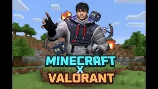 Minecraft X Valorant || Playing minecraft for the first time || Valorant India Live