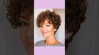 Trendy short hairstyle ideas for curly hair #shorts #curlyhair #shorthairstyles