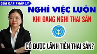 Xin nghỉ việc khi đang nghỉ thai sản thì có được lãnh tiền thai sản?