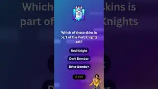 Which of these skins is part of the Fort Knights set? | Quiz Llama Royale #shorts #fortnite