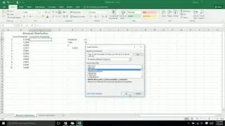 Binomial Distribution and Poisson Distribution in Excel