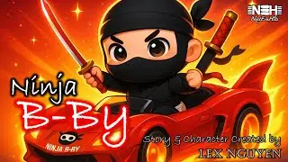 NINJA B-BY🍼 | Official #musicvideo | 🥷 | The Cutest Ninja Song That Fights Bullies with Snacks! |
