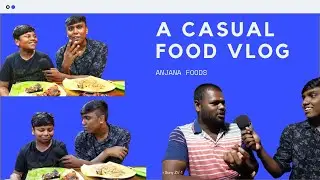Casual Food Review| My First Sony Zv-1 Vlog | Anjana Foods | Subtitled
