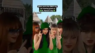 When you&rsquo;re the ONLY one not wearing green on St. Patrick&rsquo;s Day! #90skids #relatable