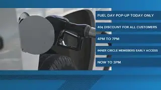 Circle K customers can get a 40&cent; discount on gas