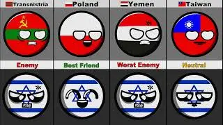 Countries that Hate/Love Israel 🇮🇱 2025 [Part 2]