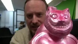 Pink Cheshire Double Chambered Whistling Vessel