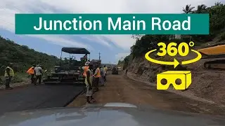 Junction Main Road Construction, St Mary, Jamaica 360&deg;
